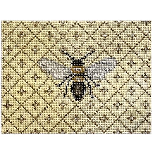 Bee Box Insert Painted Canvas Vallerie Needlepoint Gallery  - 1