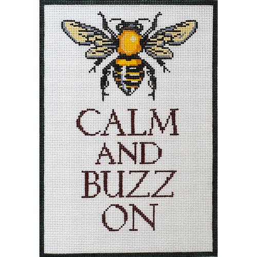 Bee Calm Painted Canvas The Meredith Collection  - 1