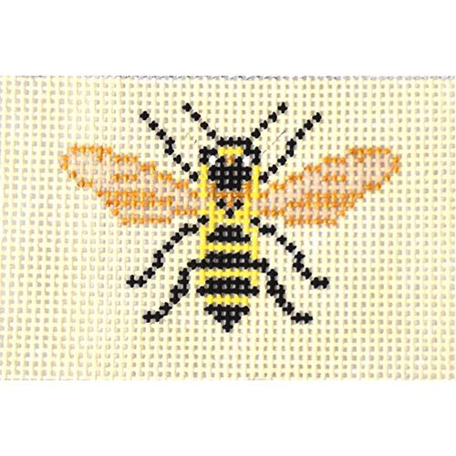 Bee Insert (NC) Painted Canvas Needle Crossings 