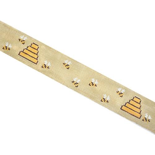 Bee Skep Belt Painted Canvas J. Child Designs 
