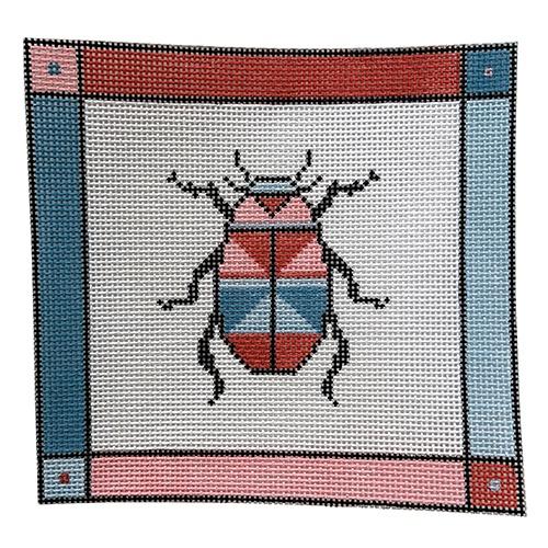 Beetle Bug Painted Canvas Hello Tess  - 1