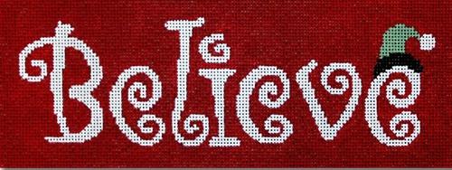 Believe Painted Canvas CBK Needlepoint Collections 