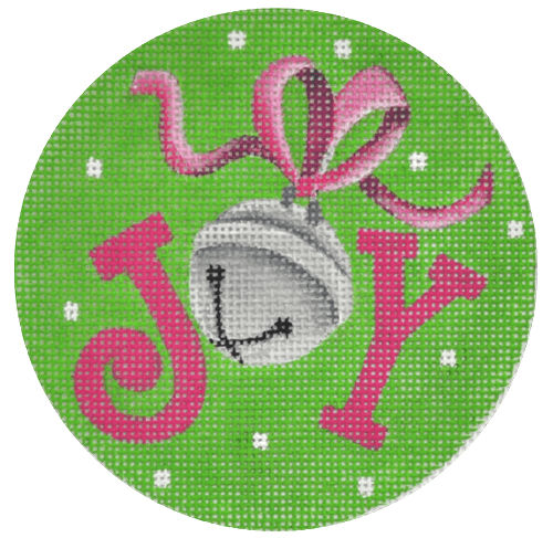 Bell with Joy Painted Canvas Pepperberry Designs 
