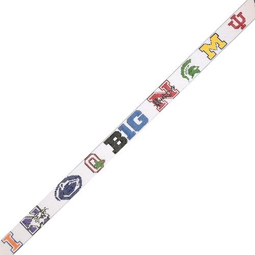 Big 12 Conference Logos Belt Painted Canvas The Meredith Collection 