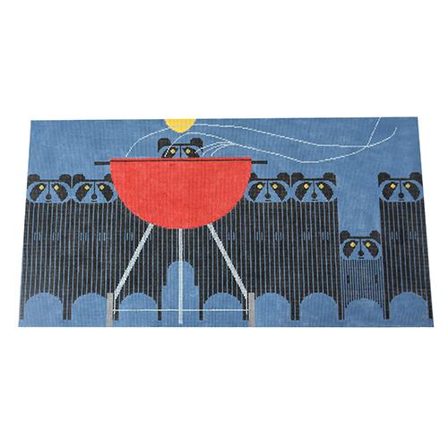 Big Rac Attack Painted Canvas Charley Harper 
