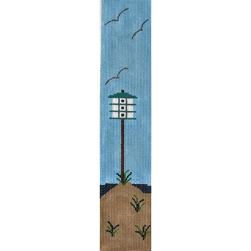 Birdhouse on the Sand Painted Canvas J. Child Designs 