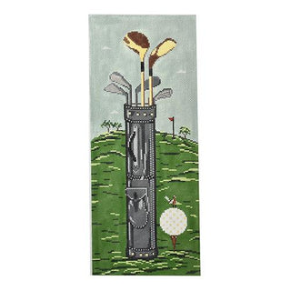 Birdie on the Green Painted Canvas Cooper Oaks Design 
