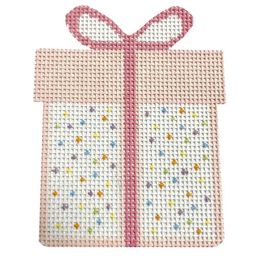Birthday Gift   Pink Painted Canvas Audrey Wu Designs  - 1