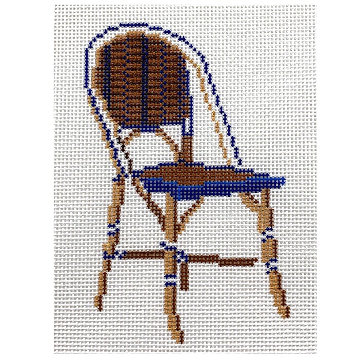 Bistro Chair Painted Canvas All About Stitching/The Collection Design 

