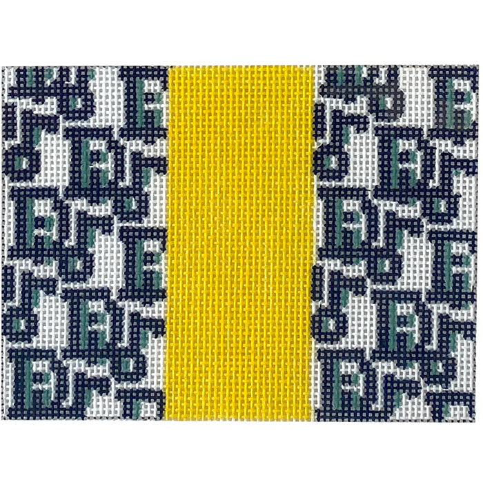 Bitsy Flat D Love Painted Canvas Kimberly Ann Needlepoint  - 1