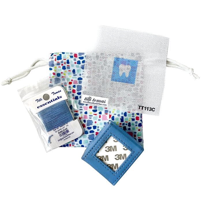 Bitty Box Kit   Light Blue & White Tooth Kits Planet Earth Kit 

