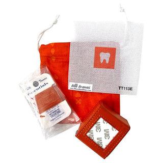 Bitty Box Kit   Orange & White Tooth Kits Planet Earth Kit 
