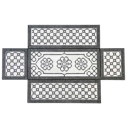 Black and White Brick Cover Painted Canvas Colors of Praise 