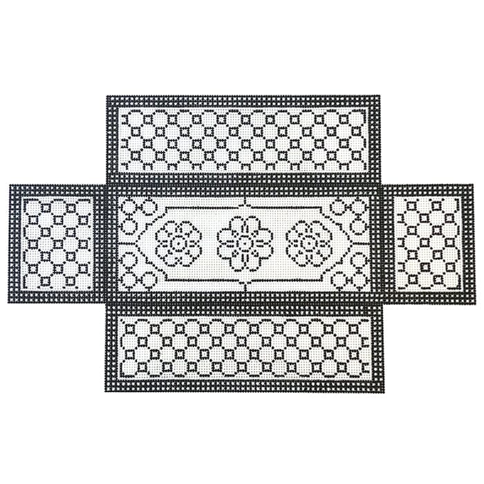 Black and White Brick Cover Painted Canvas Colors of Praise  - 1