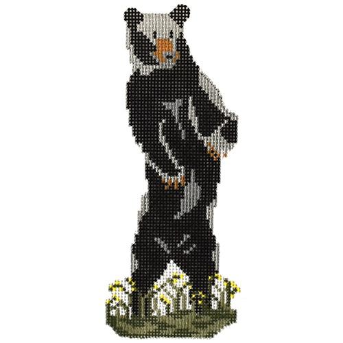 Black Bear Painted Canvas PIP & Roo 