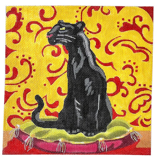 Black Panther Painted Canvas Colors of Praise 