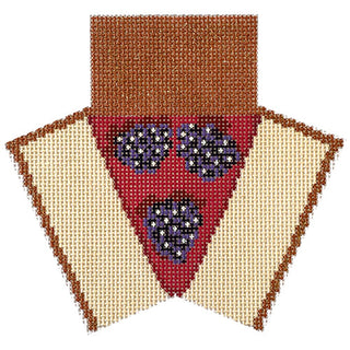 Blackberry Cheese Cake Painted Canvas Petite Sweets 
