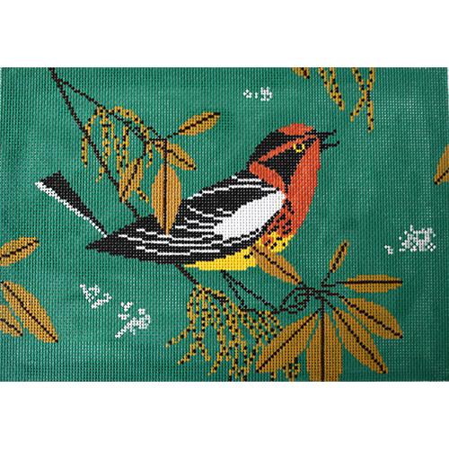 Blackburnian Warbler Painted Canvas Charley Harper 