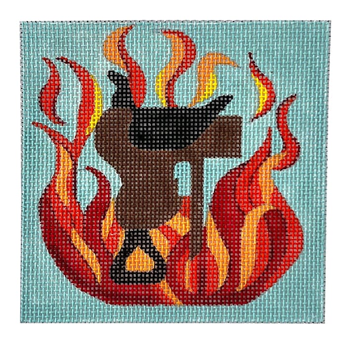Blazing Saddles Painted Canvas Melissa Prince Designs  - 1