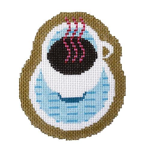 Blessed Home Teacup Painted Canvas Birds of a Feather 
