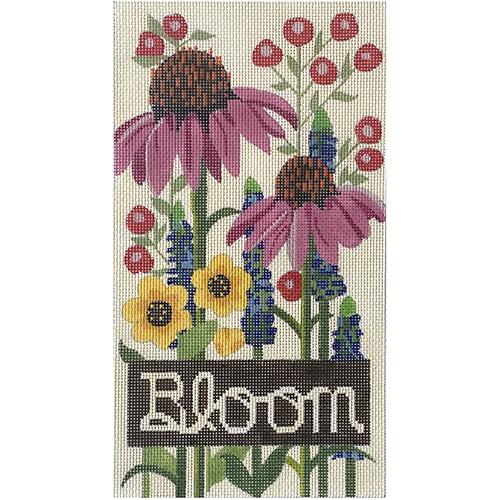 Bloom with Coneflower Painted Canvas Melissa Prince Designs 