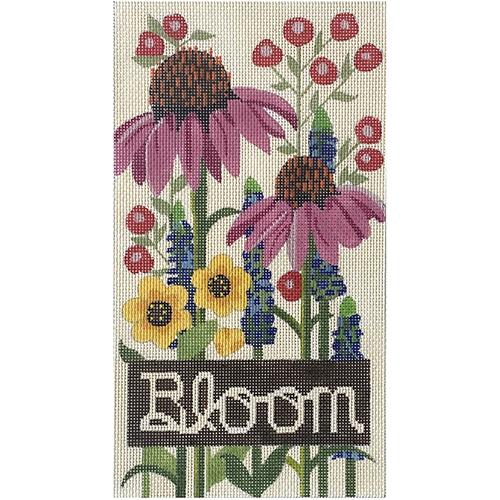 Bloom with Coneflower Painted Canvas Melissa Prince Designs  - 1