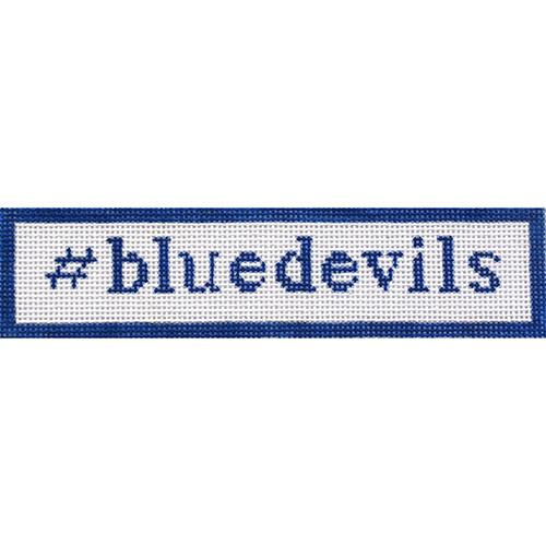 #blue devils Painted Canvas Kristine Kingston 