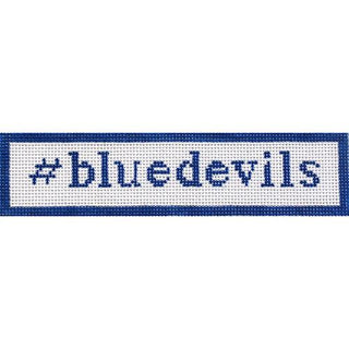 #blue devils Painted Canvas Kristine Kingston 
