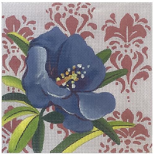 Blue Hibiscus Painted Canvas Colors of Praise  - 1