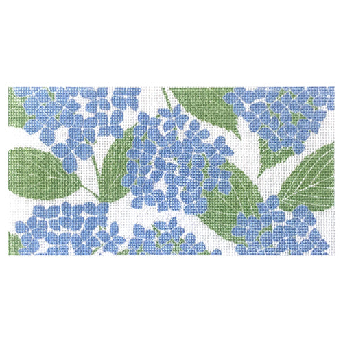 Blue Hydrangea Blooms Painted Canvas All About Stitching/The Collection Design  - 1