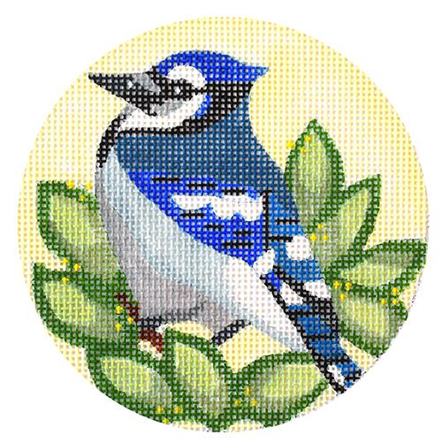Blue Jay Painted Canvas Melissa Prince Designs  - 1
