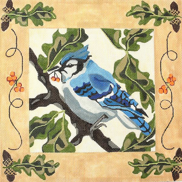 Blue Jay Painted Canvas Melissa Prince Designs 