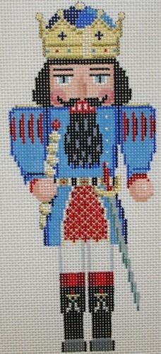 Blue King Painted Canvas Susan Roberts Needlepoint Designs, Inc.  - 1