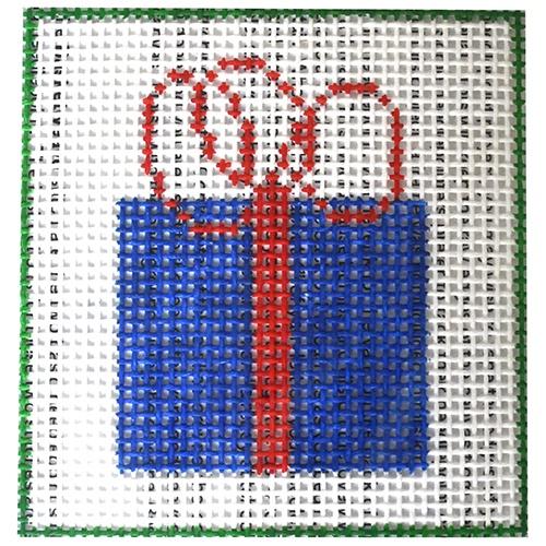 Blue Present Beginner Kit Painted Canvas DeElda Wittmack 
