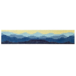 Blue Ridge Key Fob Painted Canvas Blue Ridge Stitchery 
