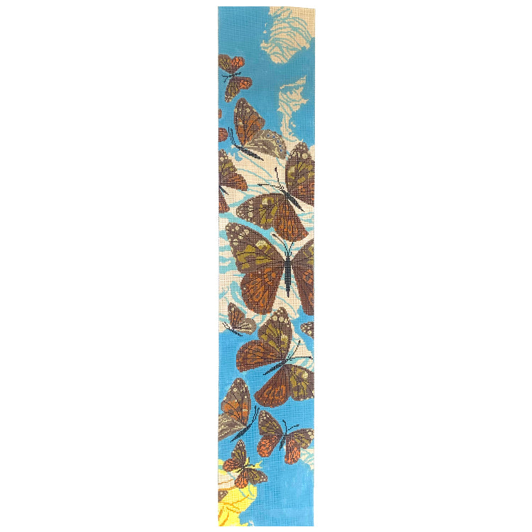 Blue Skies and Butterflies Painted Canvas Charley Harper  - 1