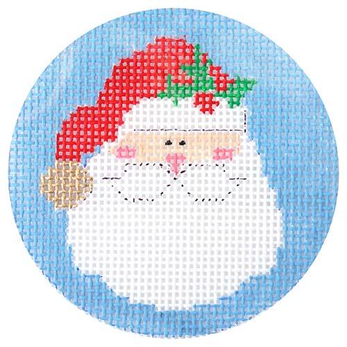Blue Sky Santa Painted Canvas The Princess & Me  - 1