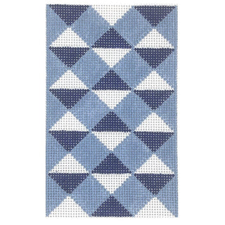 Blue Tile Glasses Case Painted Canvas Initial K Studio 
