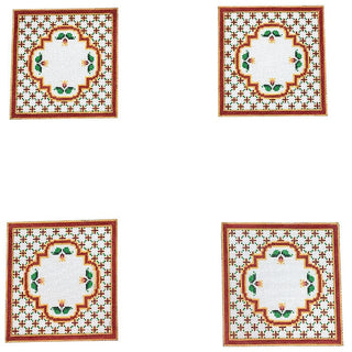 Bonaparte Coasters Painted Canvas CanvasWorks 
