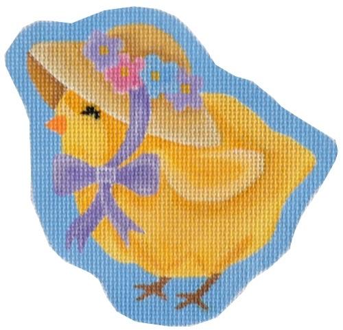 Bonnet Chick Painted Canvas Pepperberry Designs  - 1