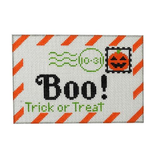 Boo Letter Painted Canvas Rachel Donley 
