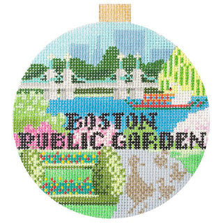Boston Public Garden Painted Canvas Kirk & Bradley 
