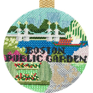 Boston Public Garden Painted Canvas Kirk & Bradley 
