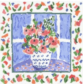 Bouquet for Annie's Room Painted Canvas Cooper Oaks Design  - 1