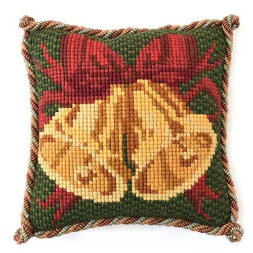 Bow and Bells Needlepoint Kit Kits Elizabeth Bradley Design 