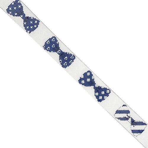 Bowties Belt   Duke Painted Canvas The Meredith Collection 
