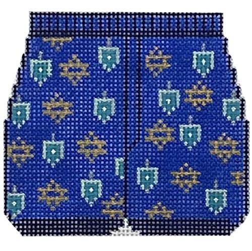Boxers   Star of David & Dreidel Painted Canvas The Meredith Collection  - 1
