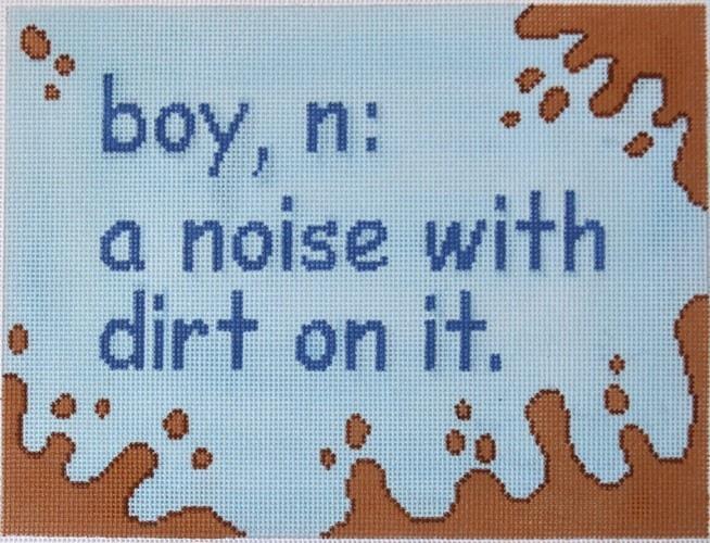 Boy Definition Painted Canvas Rachel Donley  - 1