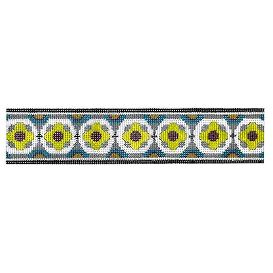 Bracelet - Pink Swirls Painted Canvas Colors of Praise 