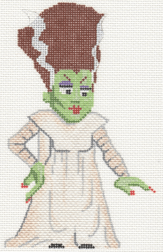 Bride of Frankie Painted Canvas Labors of Love Needlepoint  - 1
